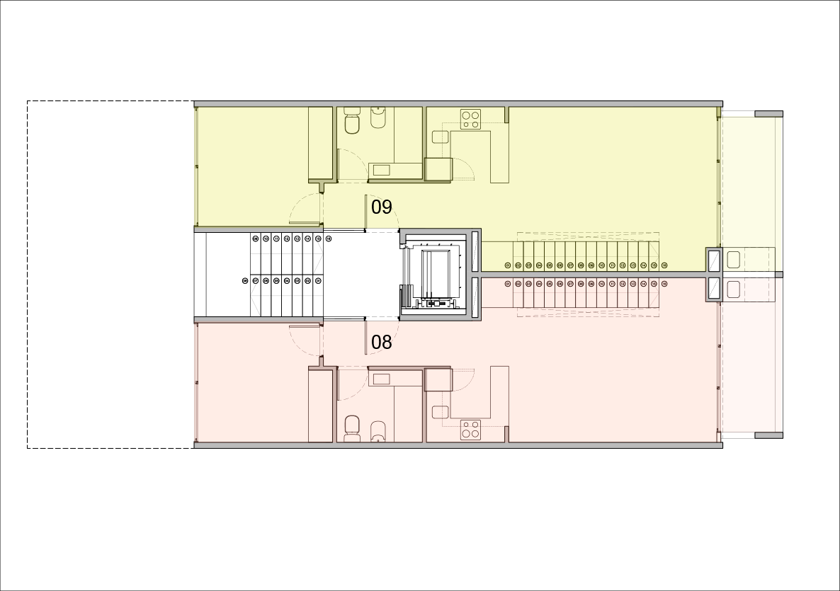 Plano Piso 4° - Planta 1